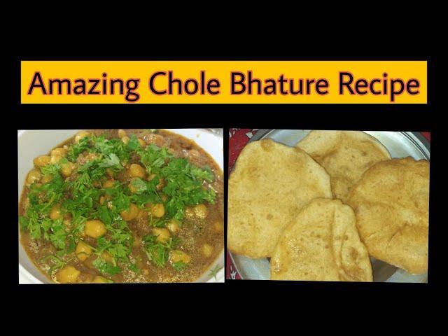 Punjabi Dhaba Style Chole Bhature recipe | Puffy Bhature | Instant Bhatura