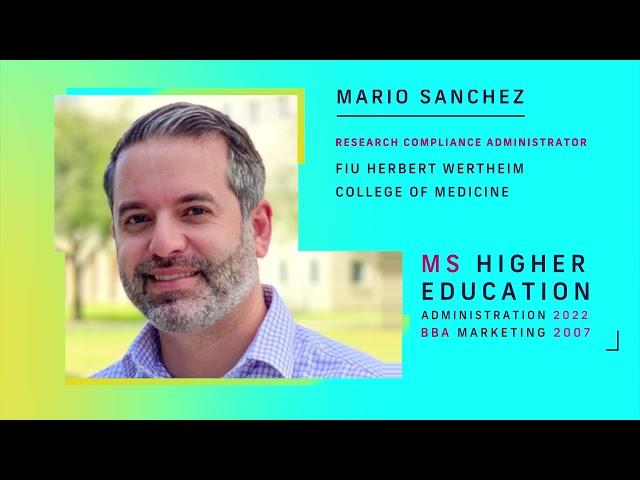 Real Students. Real Experiences. | Mario Sanchez