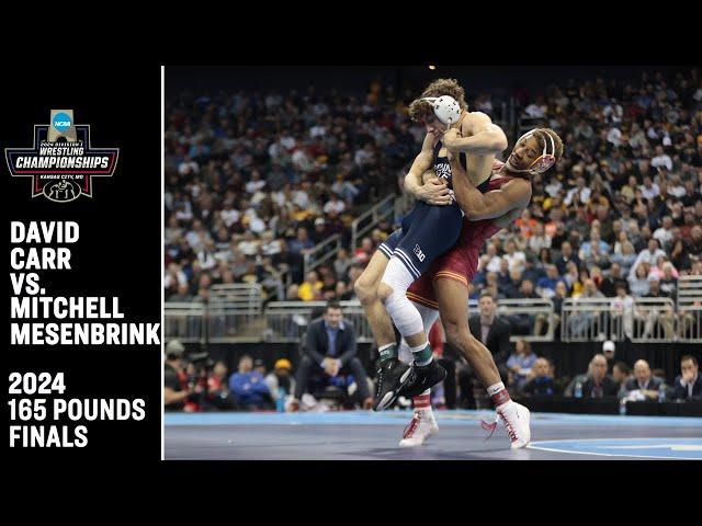 David Carr v. Mitchell Mesenbrink: 2024 NCAA wrestling championship (165 pounds)