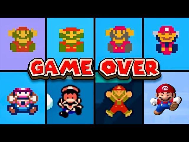 Mario Fan-Games GAME OVER Screens & Death Animations