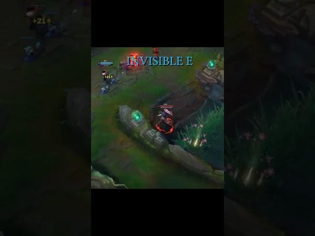 Irelia INVISIBLE E Trick #shorts