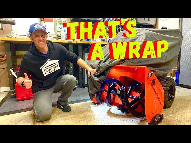 HOW TO SUMMERIZE A SNOWBLOWER (Small Engine Mechanic Approved)