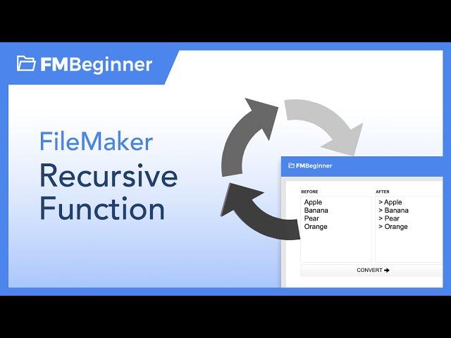 FileMaker Recusive Function