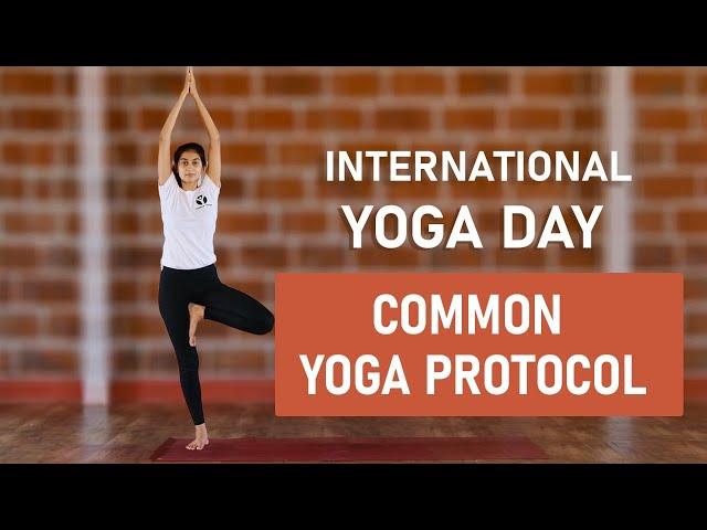 Common Yoga Protocol l International Yoga Day by IndeaYoga l Asana & Pranayama Techniques