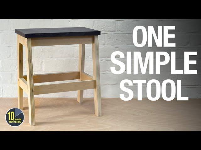 I Make A Compact And Comfortable Stool For All Ages! [video 576]