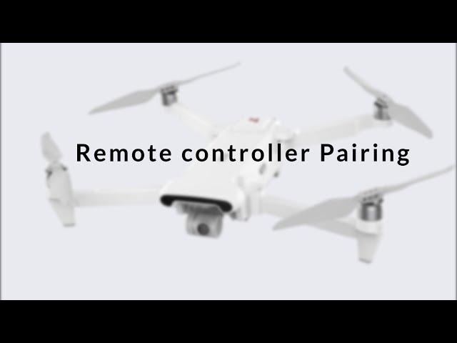FIMI X8 SE Remote Controller Pairing