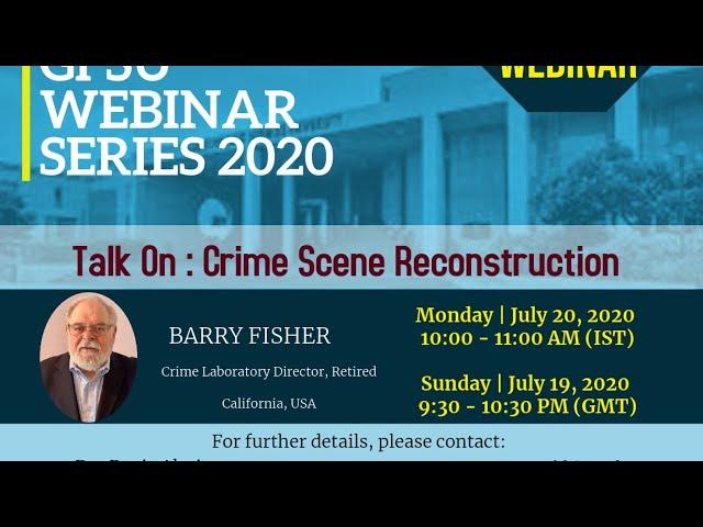 Topic On : Crime Scene Reconstruction