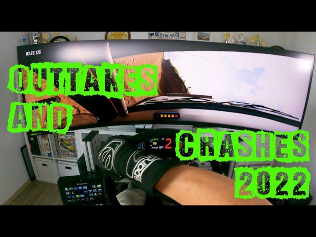 Outtakes and Crashes 2022 in Simracing Motion Simulator