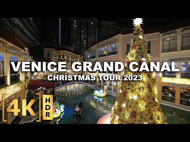 Christmas Tour at the Grandest Mall in Taguig! VENICE GRAND CANAL MALL | McKinley, BGC, Philippines