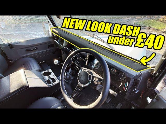 We save and restore our old Defender dash on the Land Rover 110 Td5