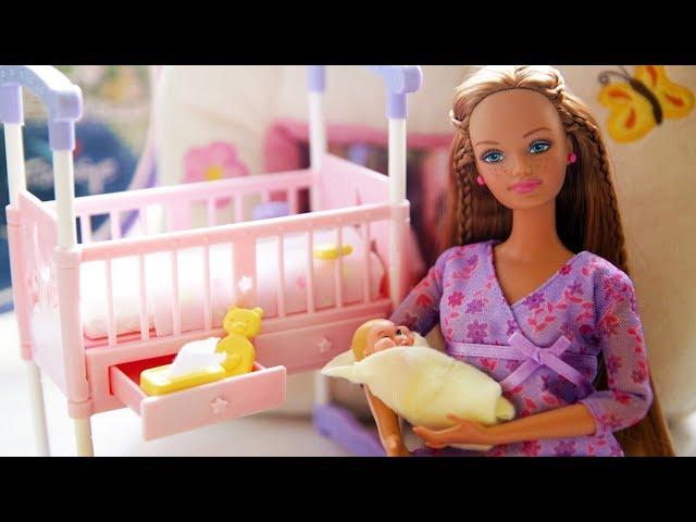 Doll babies Play mother daughter like mother bathe babies Barbie Doll baby Doll Baby Doll toys