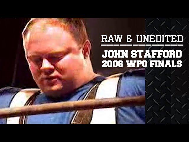 John Chester Stafford of Westside Barbell Raw & Unedited | WPO Finals Arnold Classic 2006