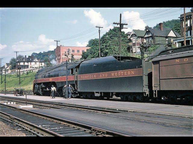 Norfolk and Western Railway Modern Coal Burning Steam Locomotive