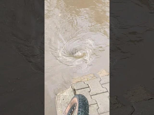 swirling sewer drain #bulgaria