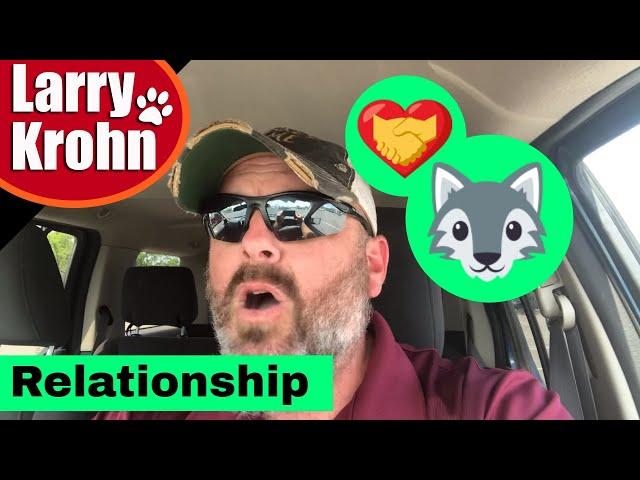 Relationship based dog training