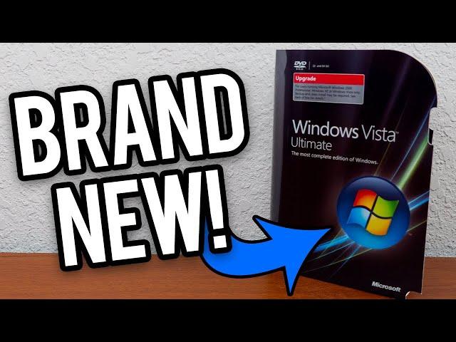 15 Years of Windows Vista - Unboxing a BRAND NEW Copy!