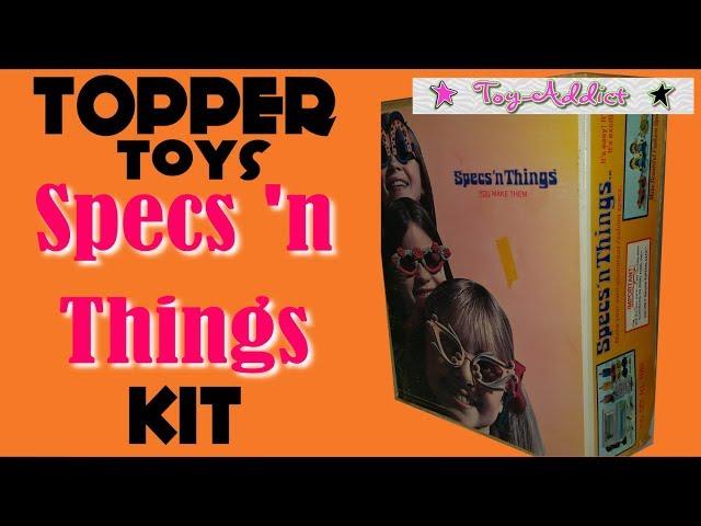 Vintage Topper Toys Specs 'n Things Thing Maker Style Set ~ Toy-Addict