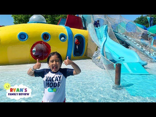 Family Fun Day at the waterpark for kids with Ryan's Family Review