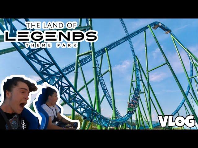 Riding Turkey’s TALLEST & FASTEST Roller Coaster?! Land of Legends - Antalya, TR | VLOG [8/13/24]