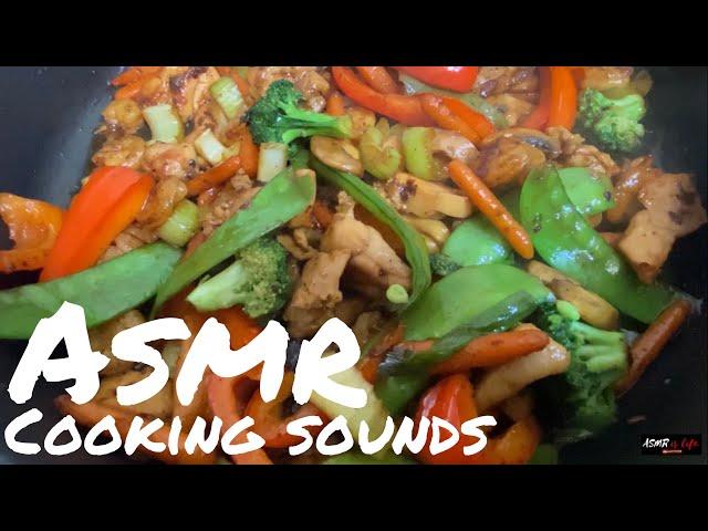 Chop Suey | Cooking, sizzling, chopping sounds | ASMR is life