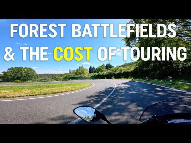 Bunker hunting in the Hürtgen forest and my touring COSTS! MT10 trip ep 3.