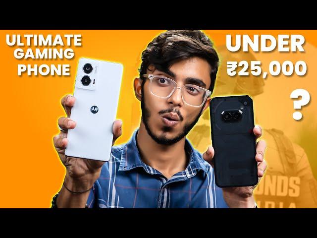 Nothing Phone 2A vs Motorola Edge 50 Fusion Gaming Test| Ultimate Gaming Phone at ₹25,000?