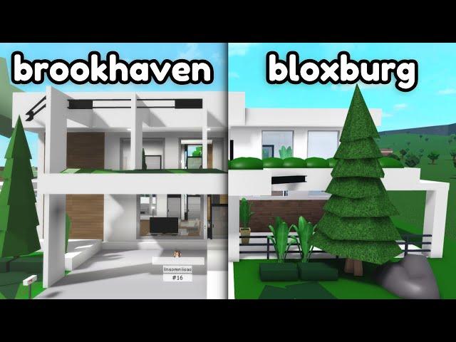 Recreating a BROOKHAVEN house in Bloxburg!