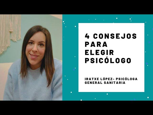 4 consejos para elegir psicólogo