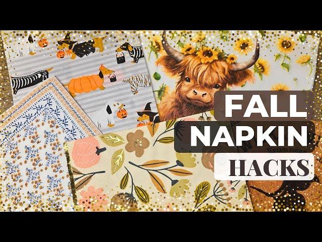 Fall  DIY Decoupage Tutorial: Easy Napkin Crafts You’ll Love!