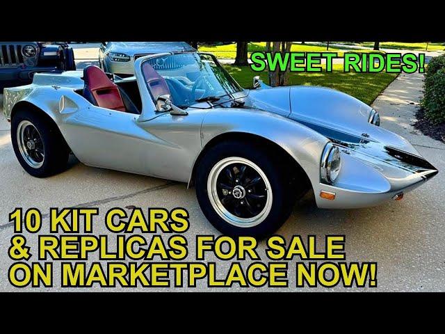 10 KIT CARS AND REPLICAS for Sale Online Now Across North America, Links to Ads in Video Description