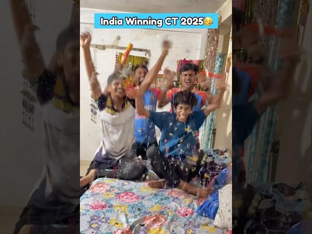 India won champions trophy after 12 year️(Winning celebrations) #shorts #cricket