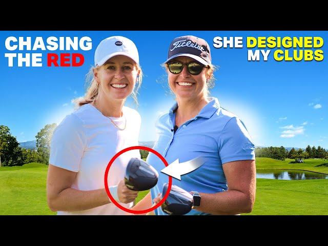 She Built My Clubs But Can We Break Par? | Chasing The Red Stephanie Luttrell