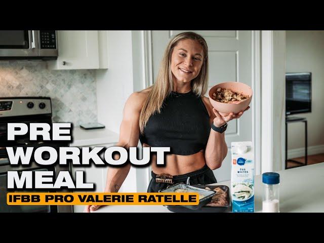 FIGURE PRO WORKOUT MEAL ft. VALERIE RATELLE 11 WEEKS OUT VANPRO