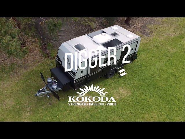 The Kokoda Digger 2 | Nimble, Single Axle Off-Road Caravan | KokodaCaravans