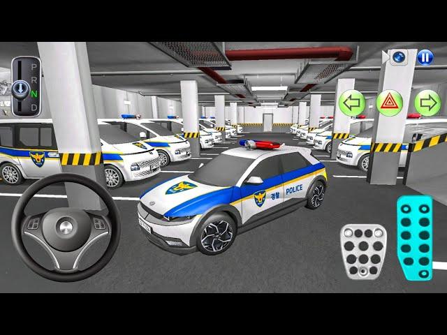 All Police Officer Cars Parking to The Parking Building - 3D Driving Class 2024 - Android Game-Game