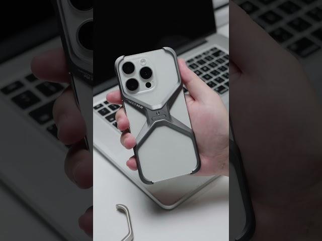 This X-shaped metal frame is really awesome ~ iPhone case #shorts