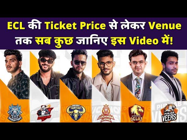 Entertainers Cricket League's Ticket Price Revealed! | Elvish Yadav, Fukra Insaan, Munawar, Harsh B