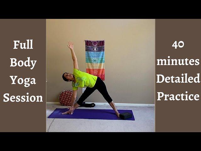 Full Body Yoga practice for beginners to advance yogis, guided savasana