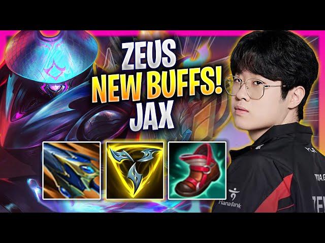 ZEUS TRIES JAX WITH NEW BUFFS! - T1 Zeus Plays Jax TOP vs Udyr! | Season 2024