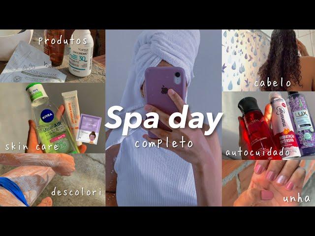 SPA DAY | cabelo, unha, descoloração, skin care, selfcare … um dia autocuidado ‍️