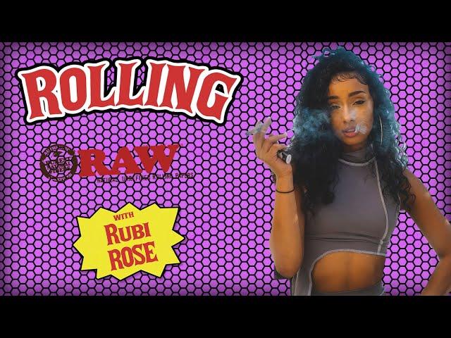 How To Roll A Raw Paper With Rubi Rose | HNHH's How To Roll