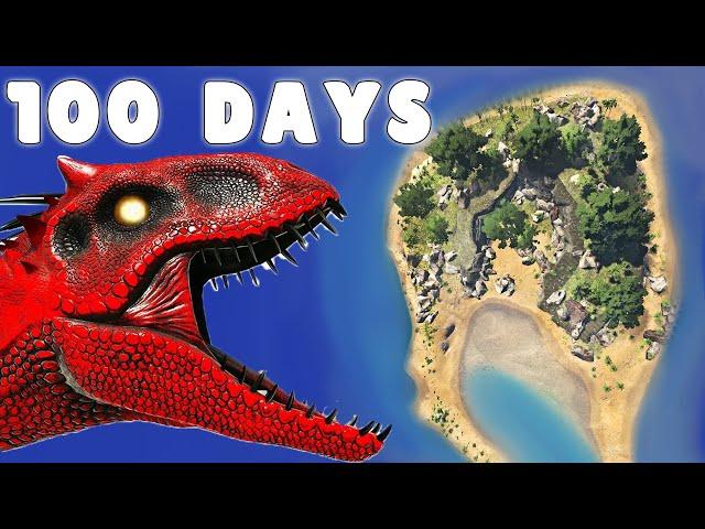 I Spent 100 Days on a Deserted Island in Ark