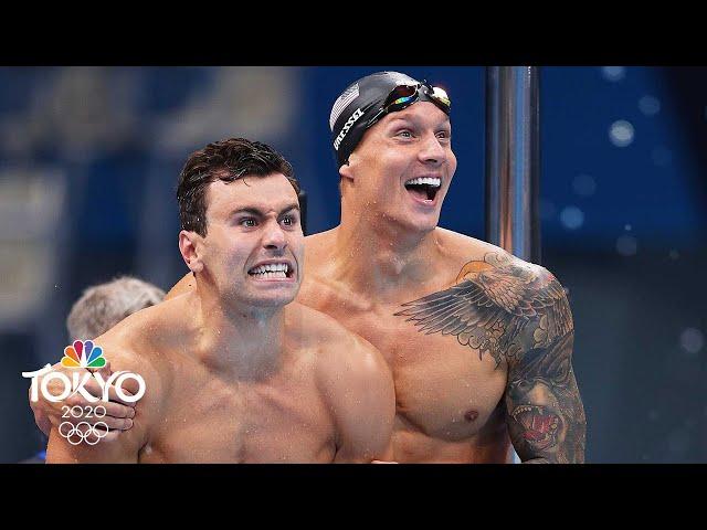 Caeleb Dressel, Team USA win gold in 4x100m men's freestyle relay | Tokyo Olympics | NBC Sports