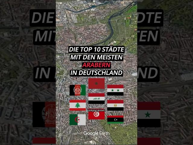 Die Top 10 Städte mit den meisten Arabern in Deutschland #top10 #deutschland #arabic #araber