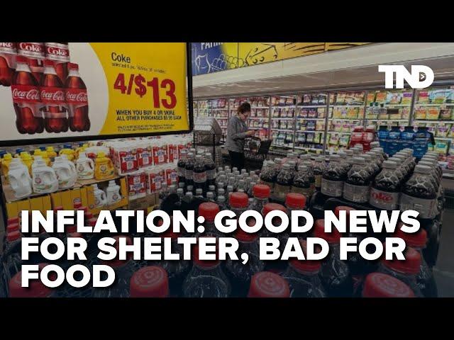 Good news for shelter, bad news for food in latest inflation report