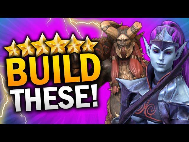 MAX THESE 5 RARES - F2P Champs You MUST BUILD - Raid Shadow Legends Tier List