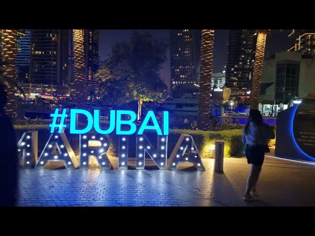 Dubai Marina Walk | Friday Nightlife | Dubai Marina Nightlife