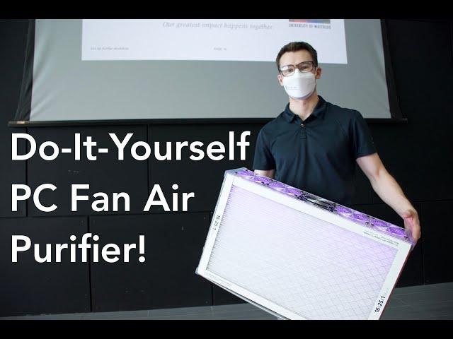 DIY PC Fan Air Purifier Assembly Instructions