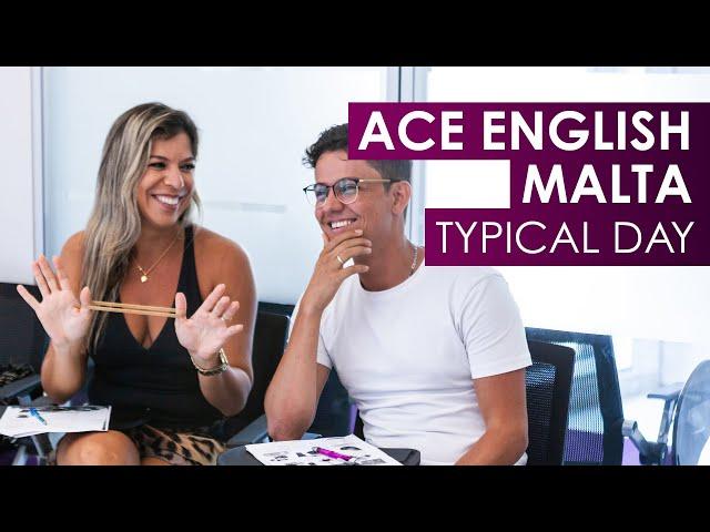 Typical day at ACE English Malta 