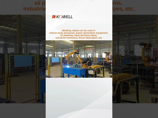 Welding robots can be used in vehicle body structures, power generation equipment, oil pipelines,